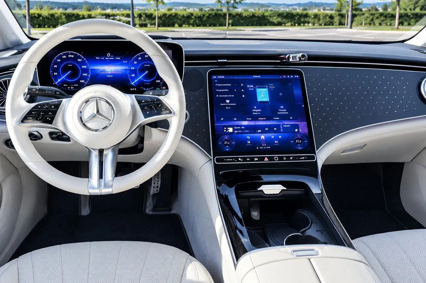 Zunanja slika - Mercedes-Benz EQE - 350 4MATIC AMG ACC PANORAMA KAMERA SLO - 2