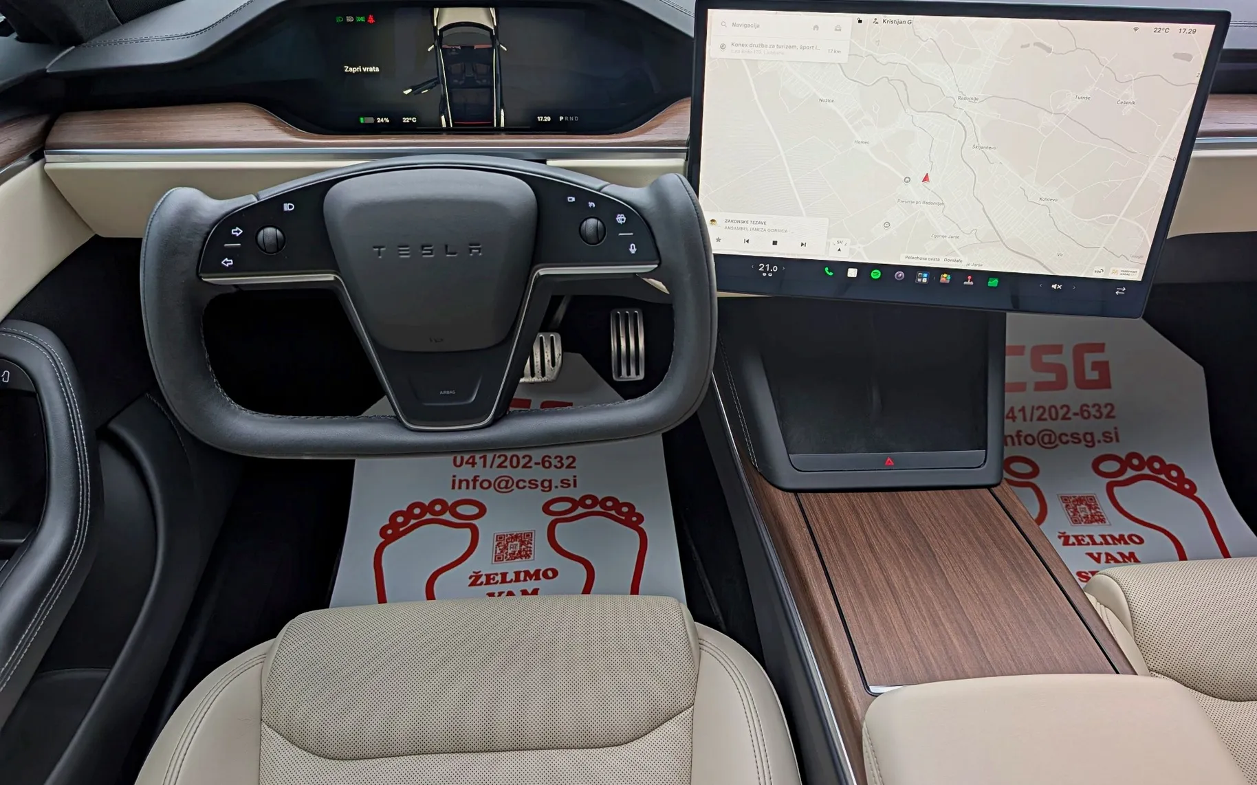Zunanja slika - Tesla Model S - Long Range AWD HW4|Yoke|21-col|Kljuka - 7