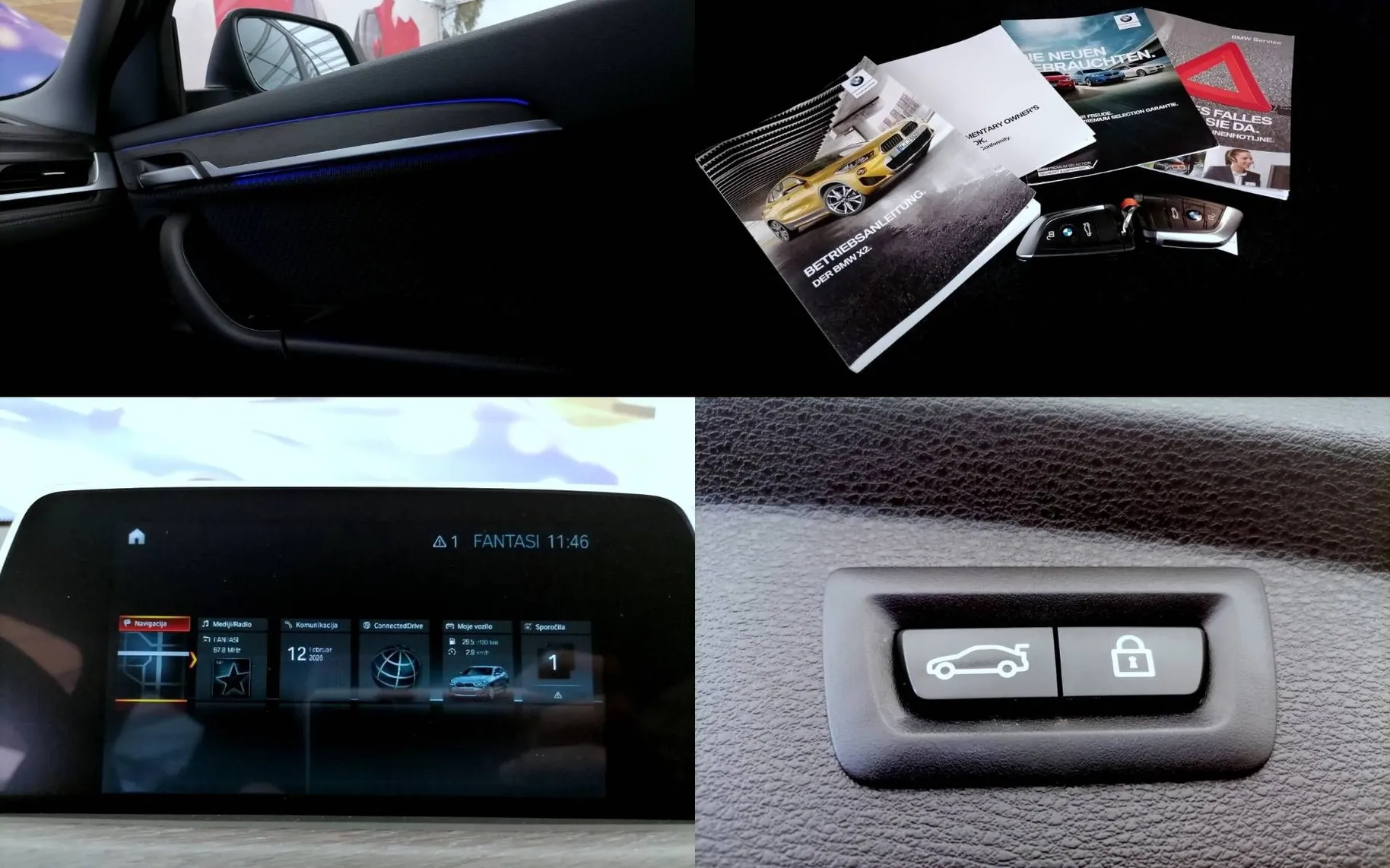 Notranja slika - BMW serija X2: - sDrive20d FULL LED NAVI 2XPDC ALU ZATEMNJEN TOP .. - 11