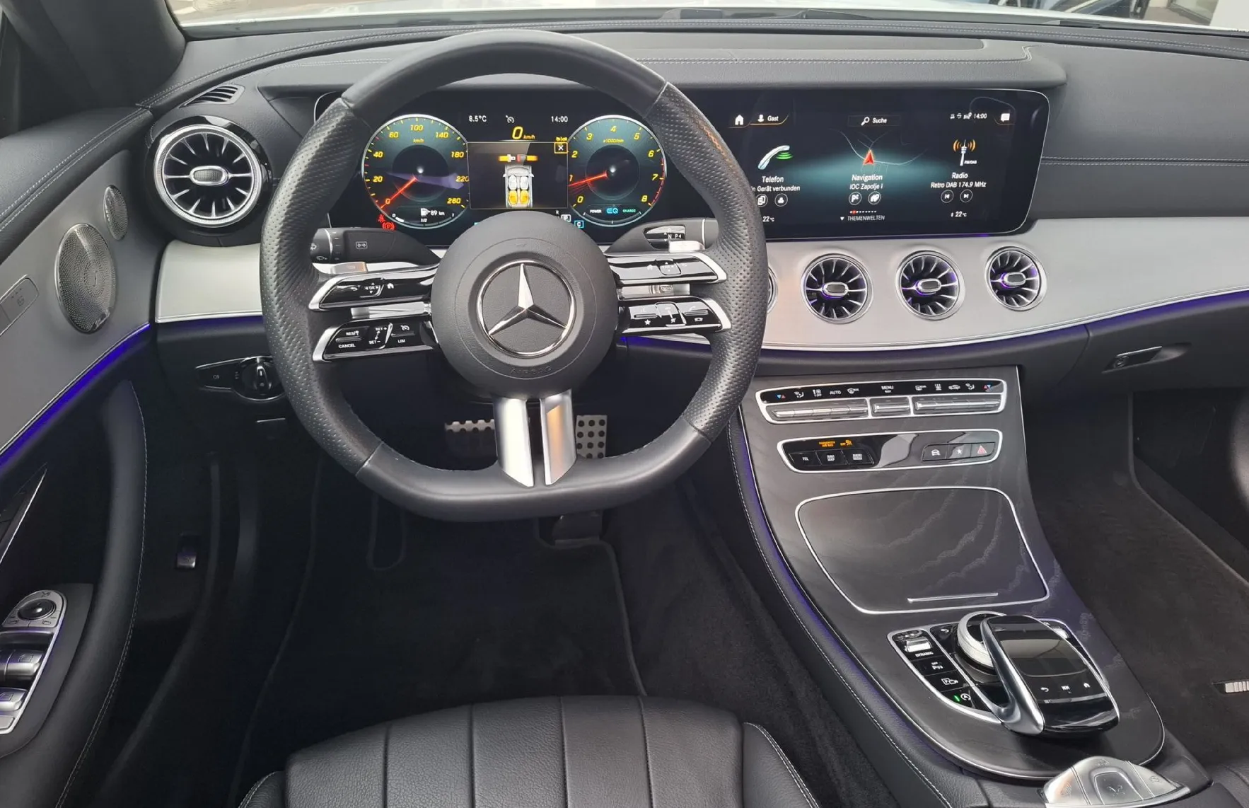 Zunanja slika - Mercedes-Benz E-Razred - E200 AMG LINE AVTOMATIK-BURMESTER HI-FI-KOT NOV - 10