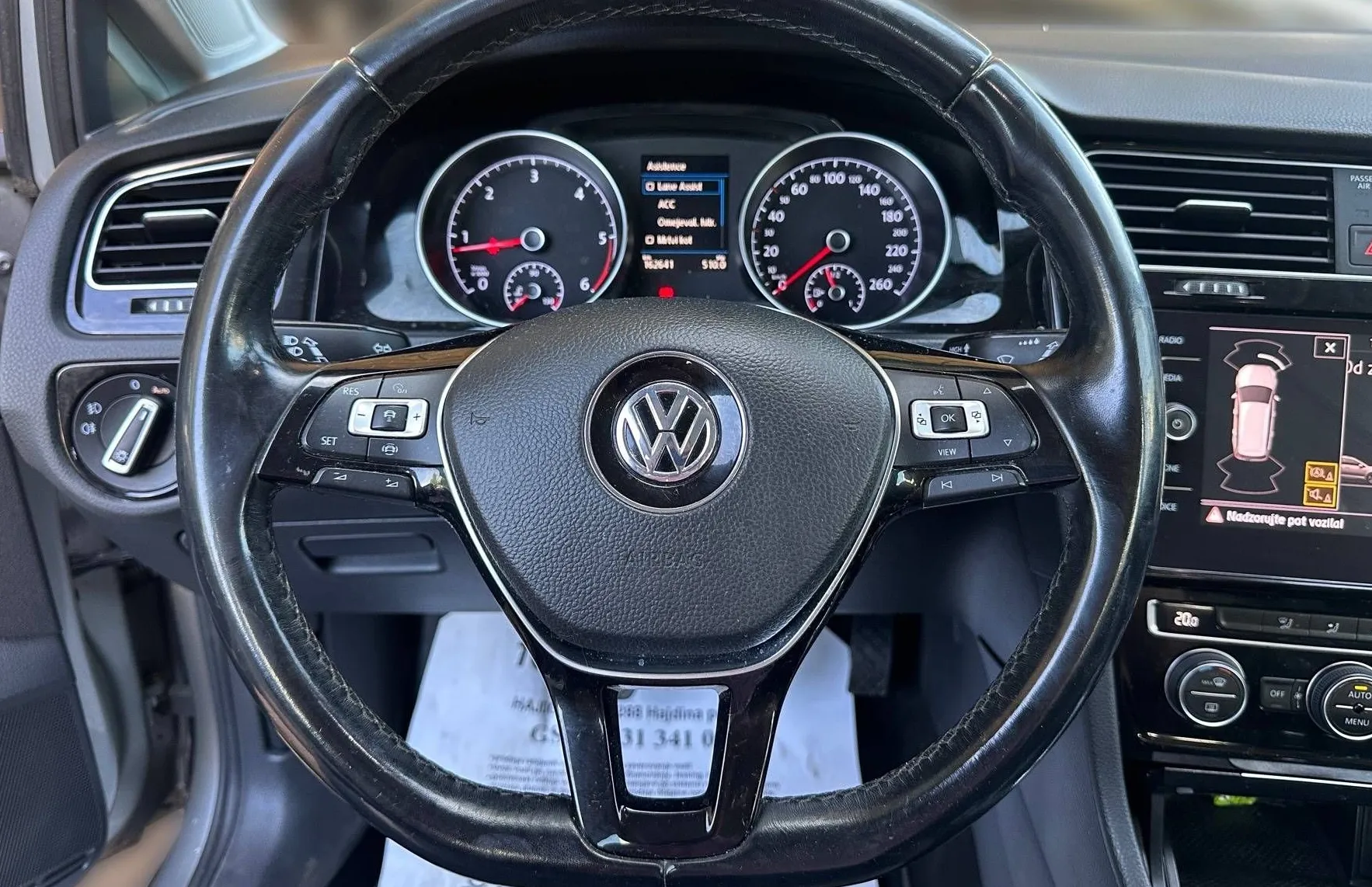 Zunanja slika - VW Golf - Variant 1.6 TDI FUL LED ACC NAVI LINE ASIST MRTVI KOTI KAM - 15