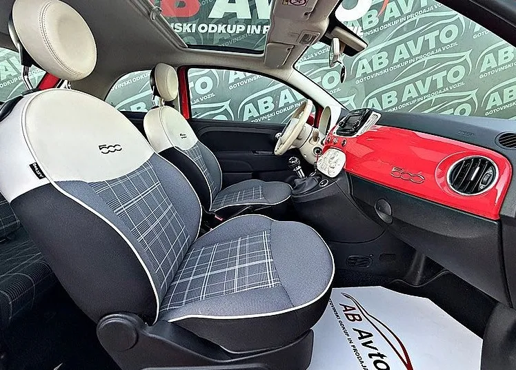 Zunanja slika - Fiat 500 - 1.2 8v Lounge+ALU+STR OKNO+LED+CITY+BREZPOLOGA+TOP - 10