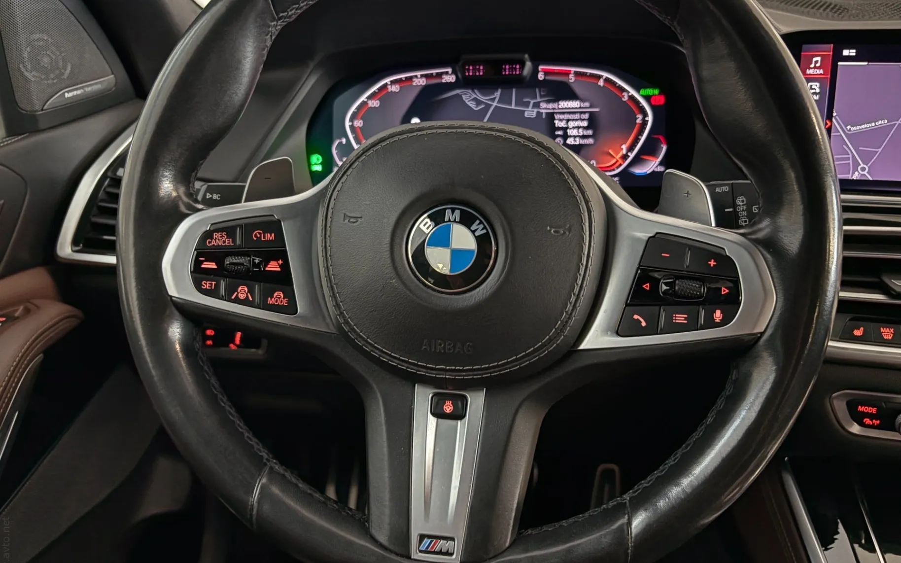 Notranja slika - BMW serija X5: - xDrive30d|M|Zračno|ACC|360K|HUD|Kljuka|Harman|R2.. - 11