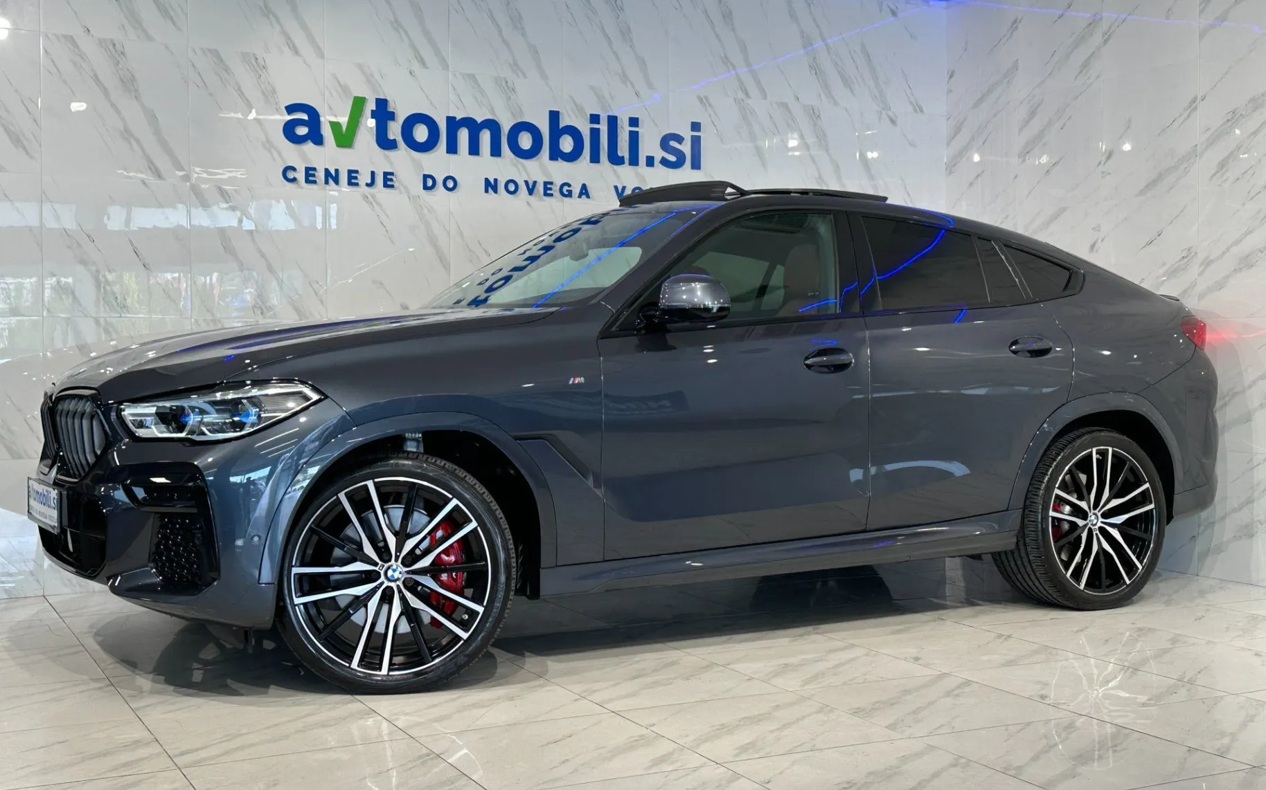 Zunanja slika - BMW serija X6: - xD40d|M|SkyL|22col|Laser|4WS|SoftC|Hlaj|ACC|Harm.. - 2