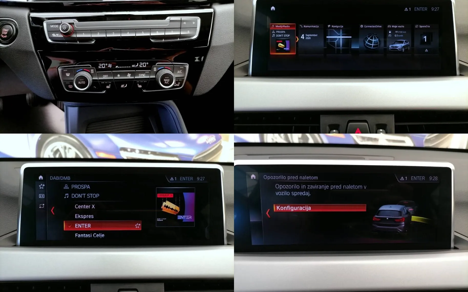 Notranja slika - BMW serija X1: - 2.0d Sport Line LED PERLA ALU USNJE 1.LASTNIK - 10