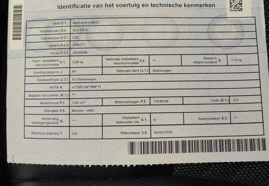 Zunanja slika - Mercedes-Benz GLA-Razred - GLA 250 e Avt.KAMERA.PANORAMA.LED.USNJE.NAVI.TOP - 3
