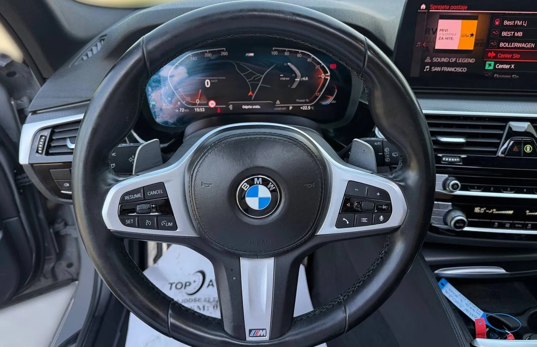 Zunanja slika - BMW Serija 5 - Touring: 530d M SPORT PAKET PANO LED ALCANTARA KAMERA NA - 14