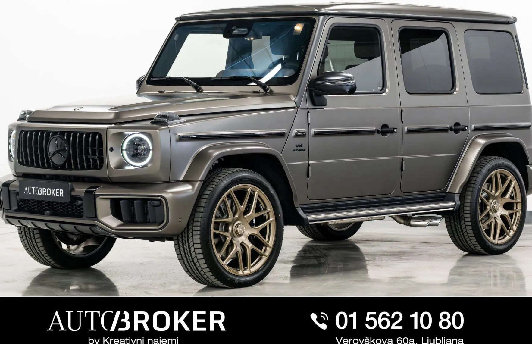 Zunanja slika - Mercedes-Benz G-Razred - MB G63 AMG MY 2026 - MONZA GREY MAGNO - VSA OPREMA - 1