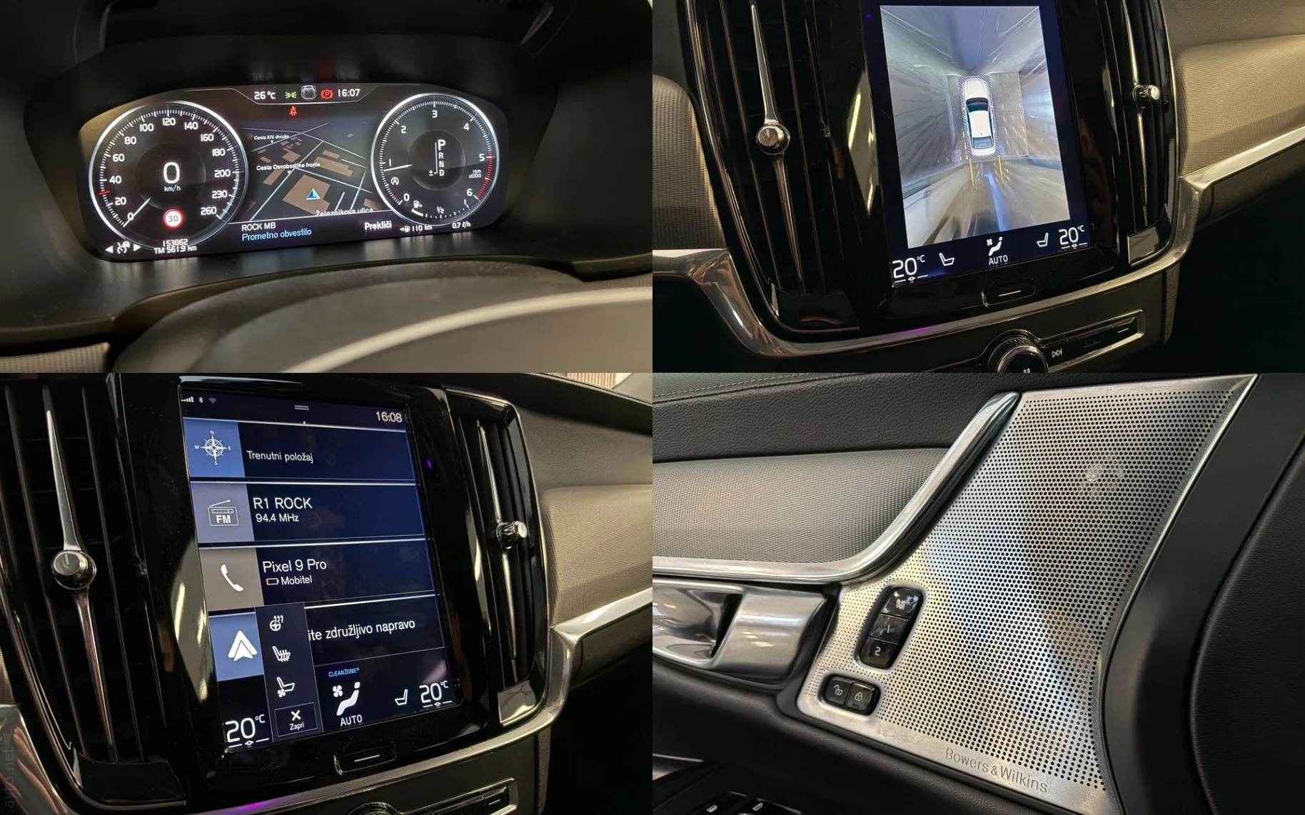 Notranja slika - Volvo S90 - D5 AWD Inscription|Pano|ACC|360K|HUD|Hlaj|Bowers| - 11