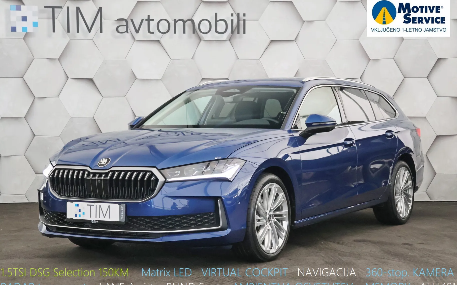 Zunanja slika - Škoda Superb - 1.5 TSI DSG Selection 150KM - 1
