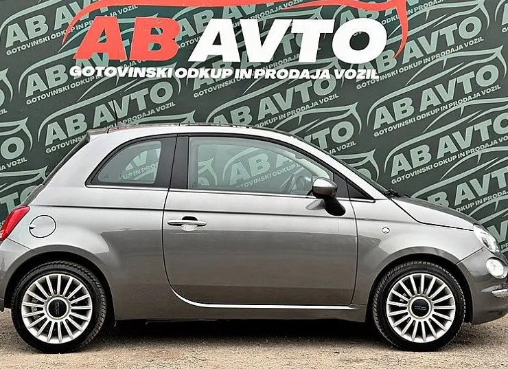 Zunanja slika - Fiat 500 - 0.9 8V TURBO+77KW+6PRESTAV+LED+ALU+DAB+BREZ POLOGA - 4