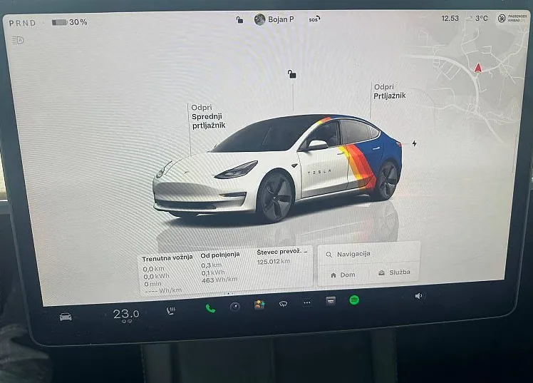 Zunanja slika - Tesla Model 3 - 3   RWD SLO PRVI LASTNIK ODBITEK DDV LPF - 10
