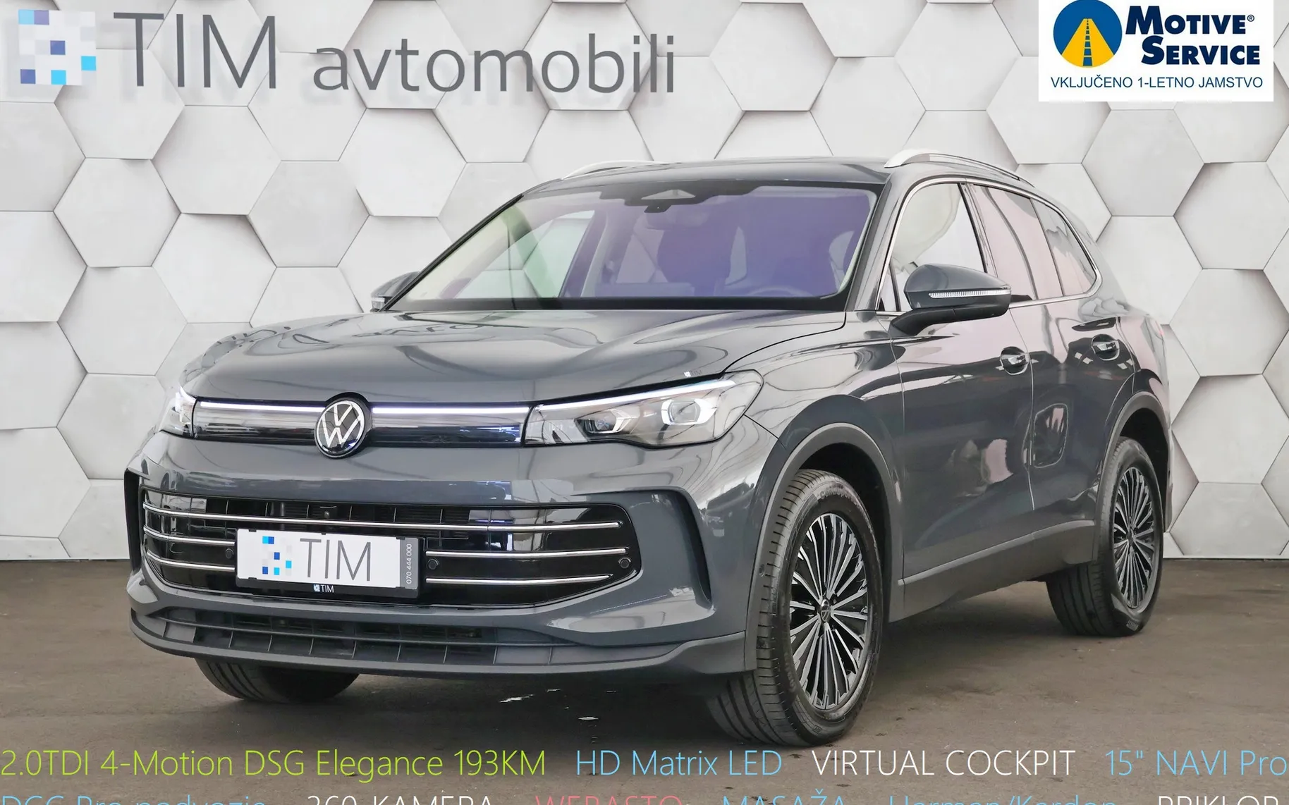 Zunanja slika - Volkswagen Tiguan - 2.0 TDI 4-Motion DSG Elegance 193KM - 1