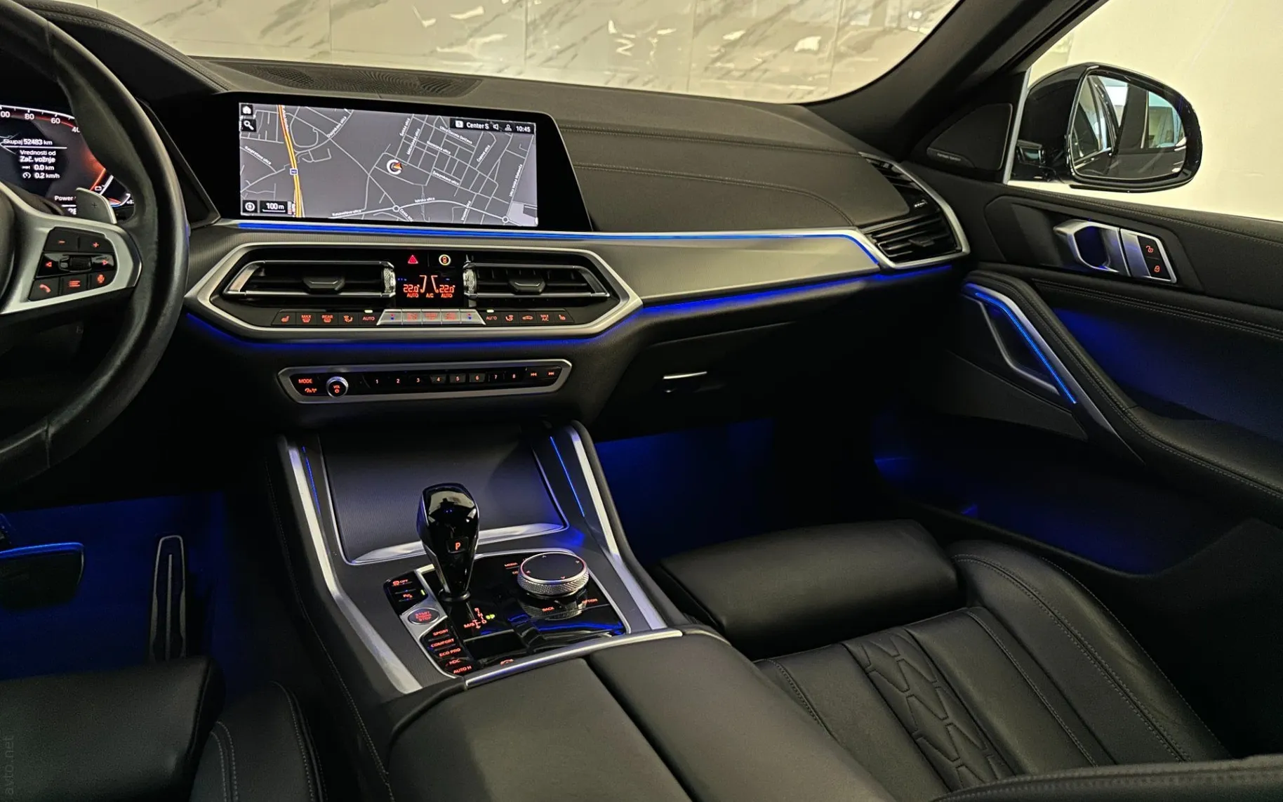 Notranja slika - BMW serija X6: - xD30d|Laser|ACC|Kamera|HUD|IconicG|Harman|Kljuka| - 12