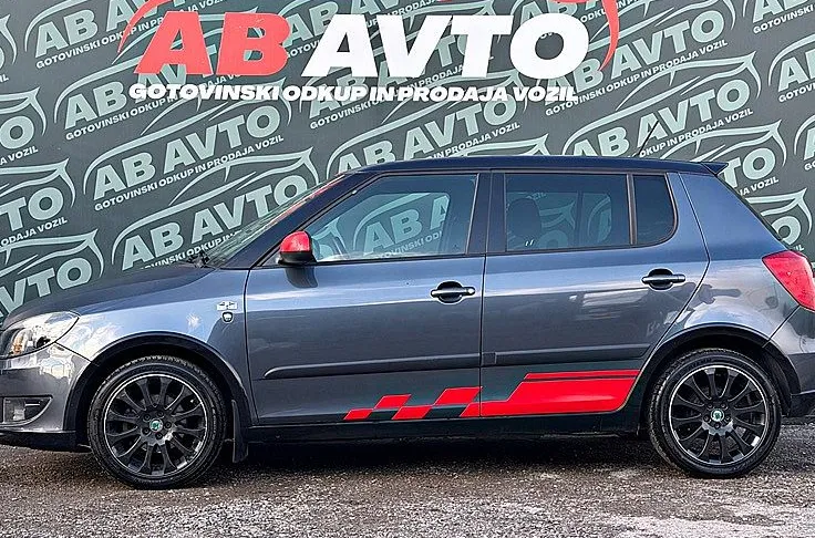 Zunanja slika - Škoda Fabia - 1.2 TSI MONTE CARLO+SLO+1LASTNIK+SERVISIRAN+UGODNO - 8