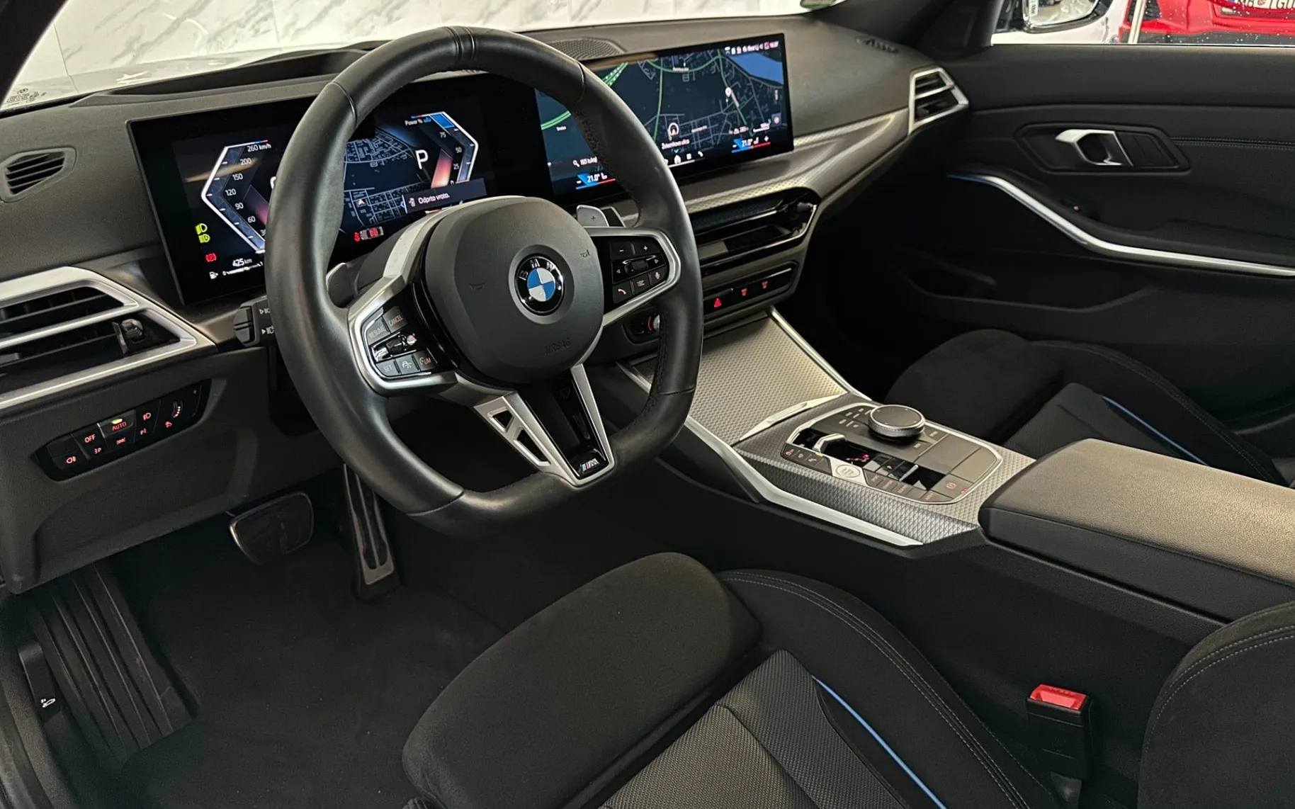 Notranja slika - BMW serija 3: - 20d|xDrive|M-Sport|Laser|360K|HUD|ACC|Kljuka|... - 8