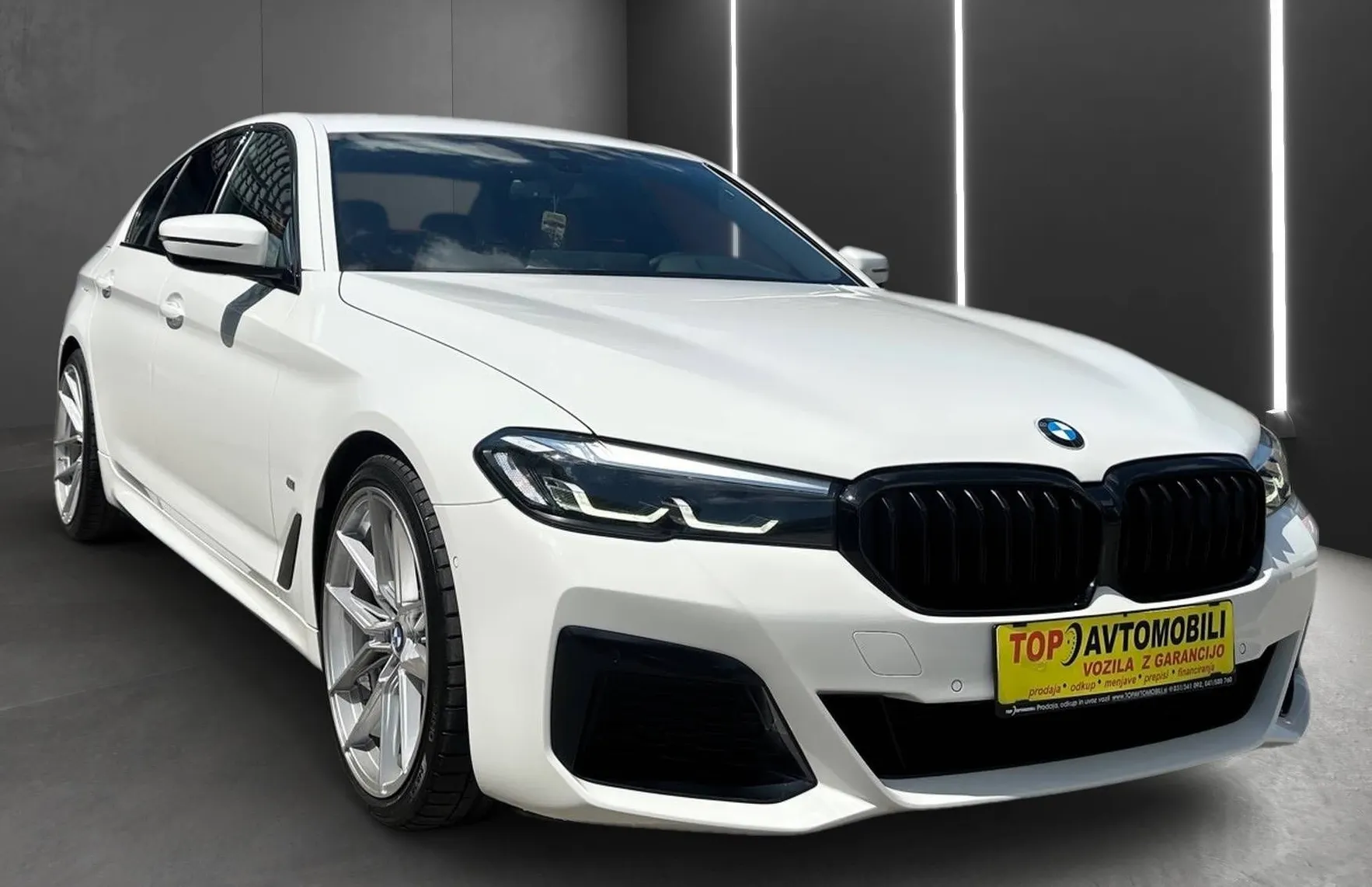 Zunanja slika - BMW Serija 5 - : 520d M PAKET LED NAVI PDC KAMERA TEM DAB EL SEDE - 11