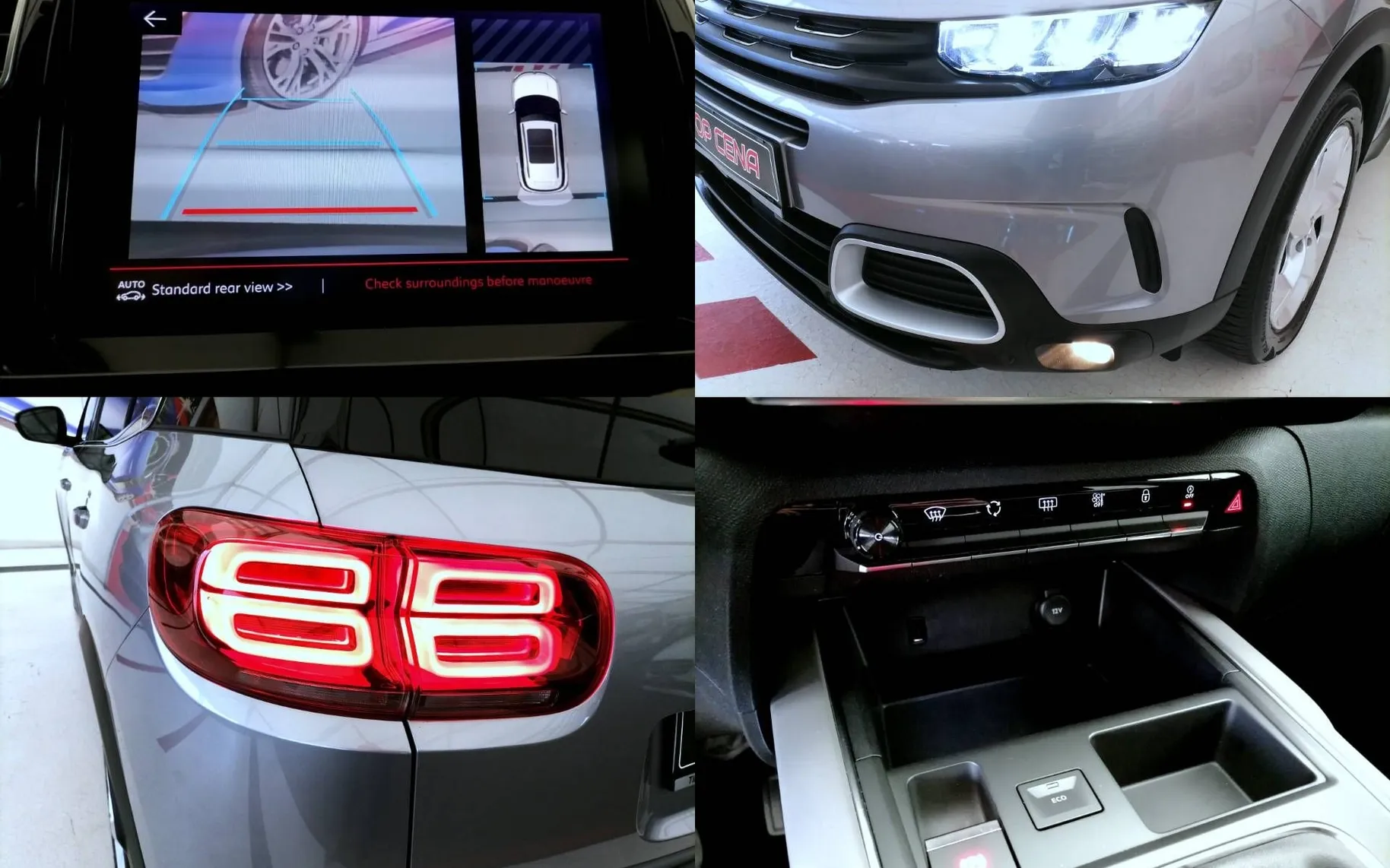 Notranja slika - Citroën C5 Aircross - Feel Pack VIRTUAL KAMERA 360 LED 2XPDC 1.LASTNIK . - 10
