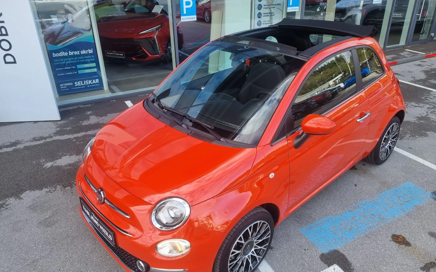 Zunanja slika - Fiat 500C - 500 1.0 MHEV Dolcevita  - SAMO 4.992km - CABRIO - 9