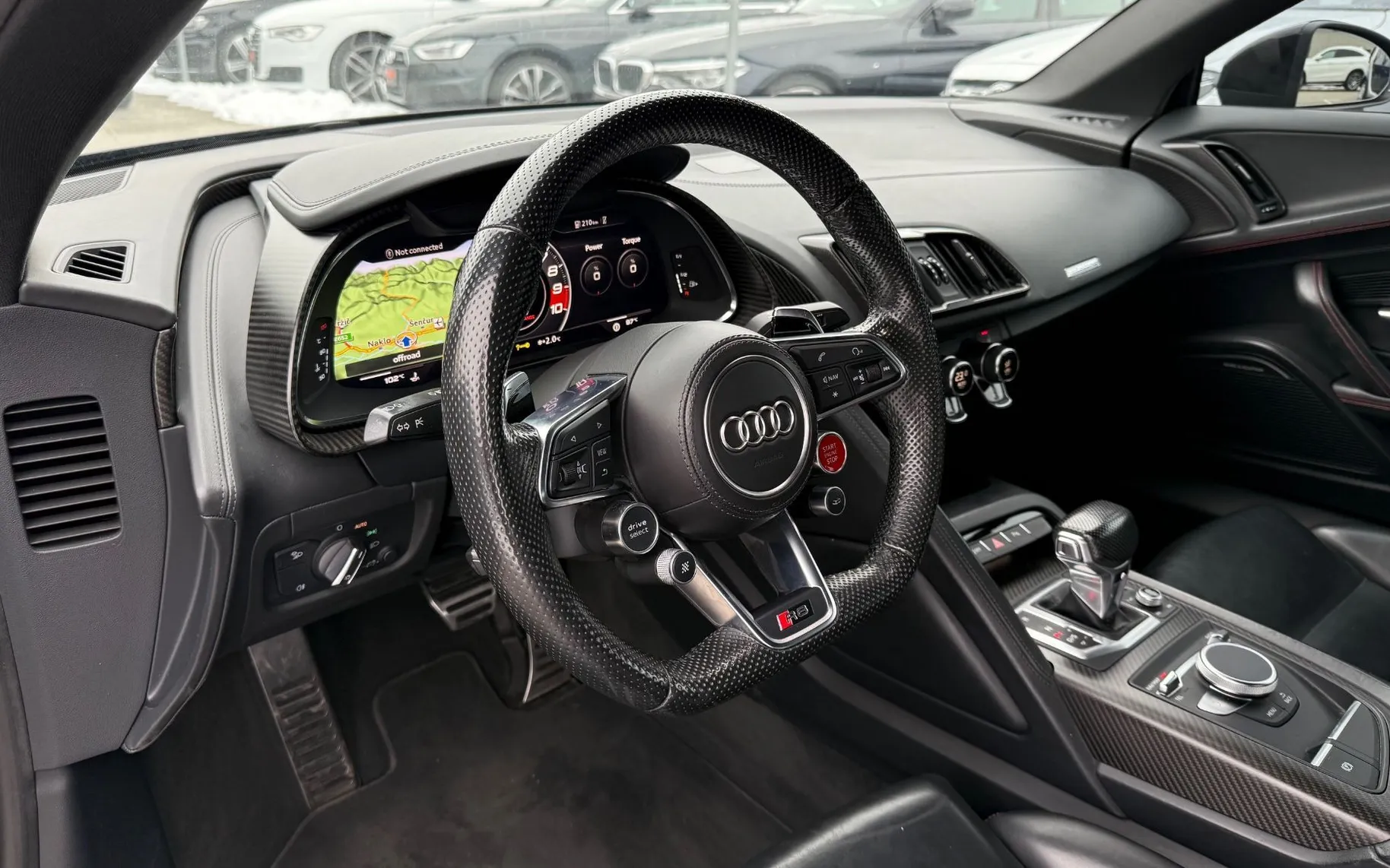 Zunanja slika - Audi R8 - V10+ 5.2 FSI Quattro BLACK MATRIX CARBON CERAMICA - 16