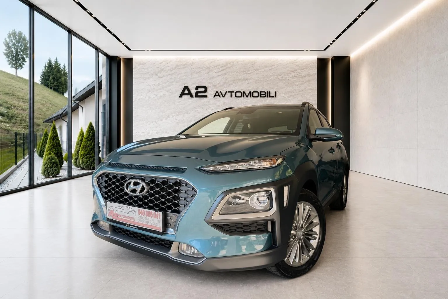Notranja slika - Hyundai Kona - 1.6 CRDi -1.lastnik-SLOVENSKA-samo 109000km - 9