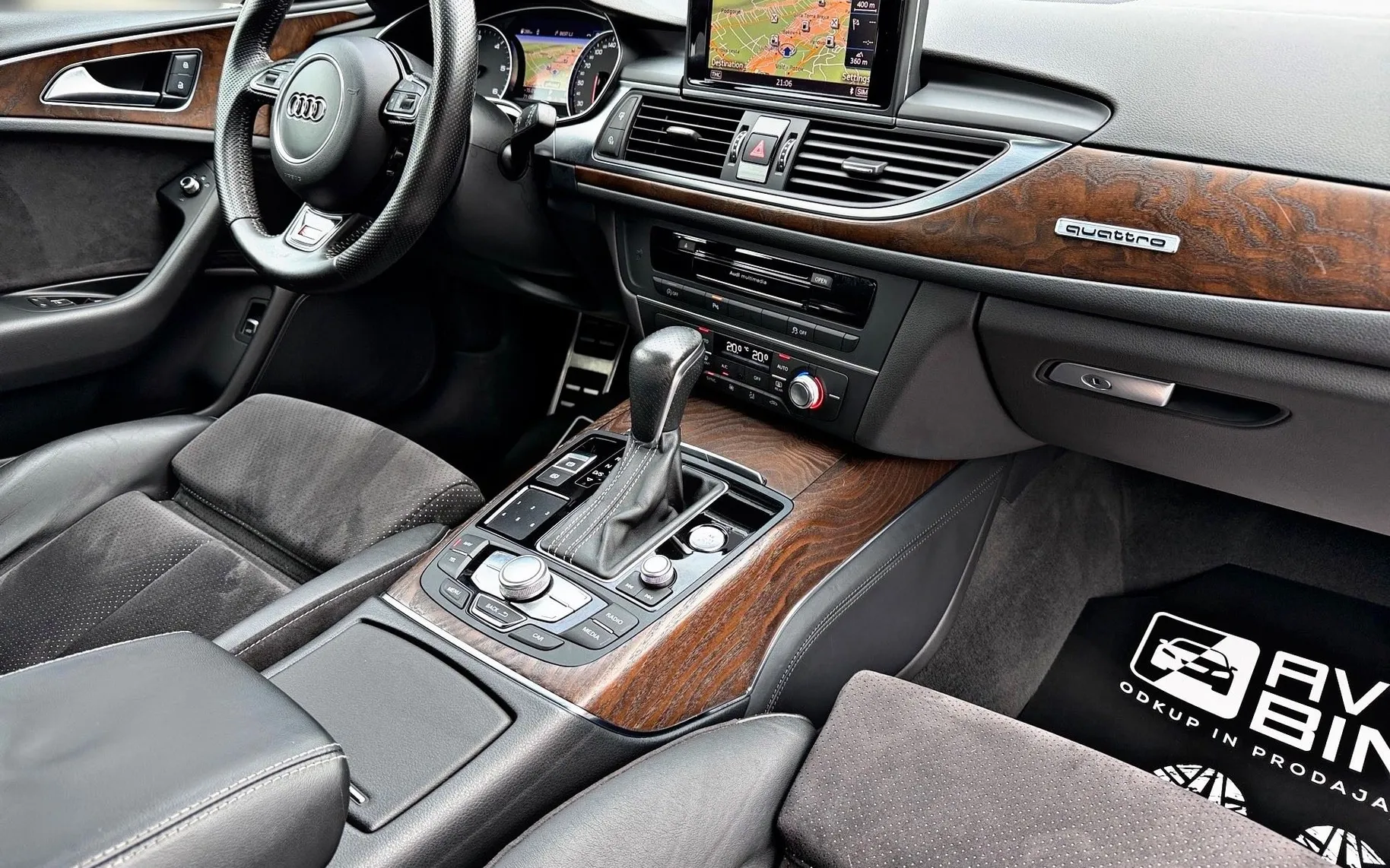 Notranja slika - Audi A6 Avant - 3.0 TDI  QUATTRO-235KW-BI-TURBO-MATRIX-NAVI-S LI.. - 12