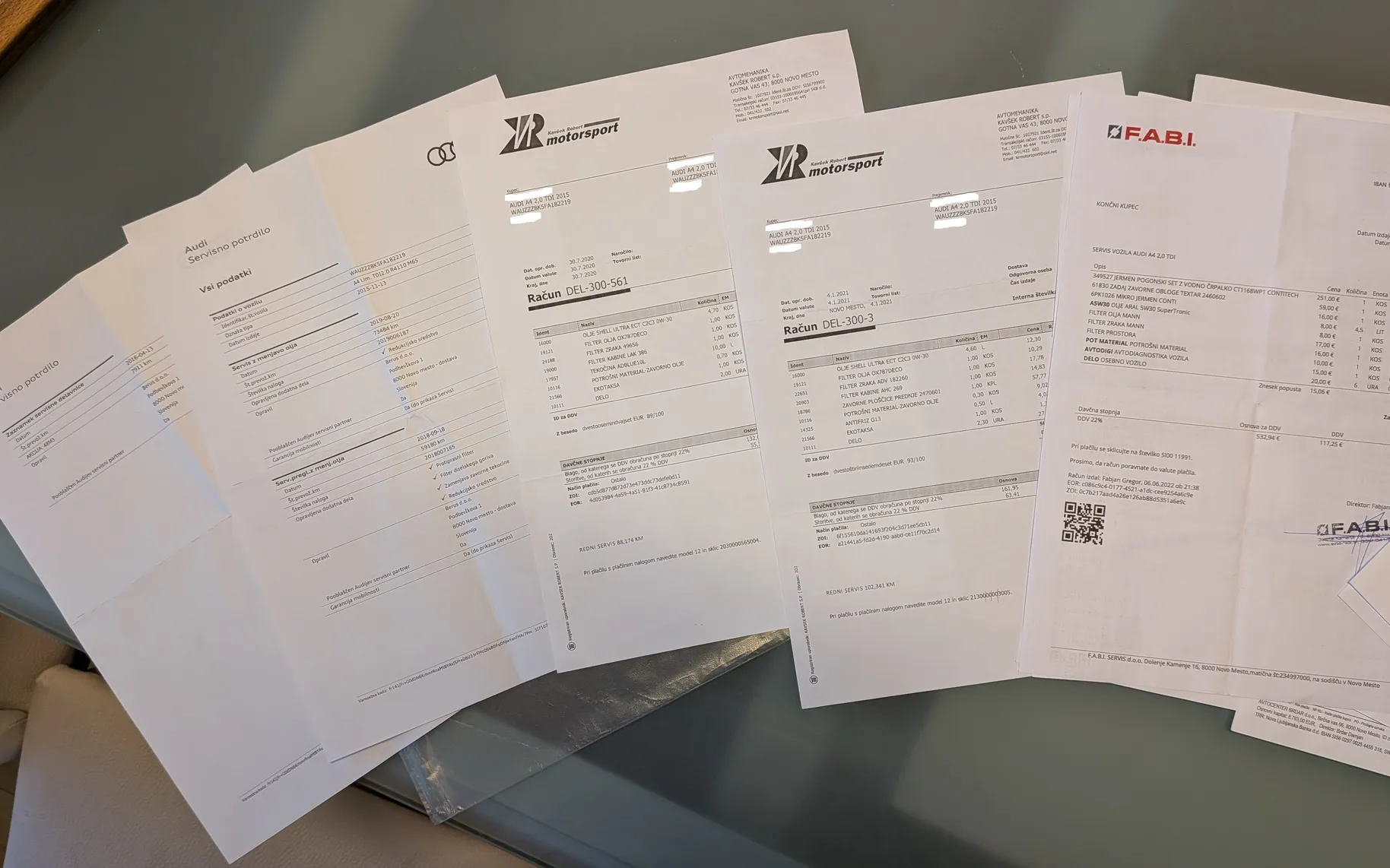 Servisna knjižica - Audi A4 - 2,0 TDI Style Clean Diesel - 11
