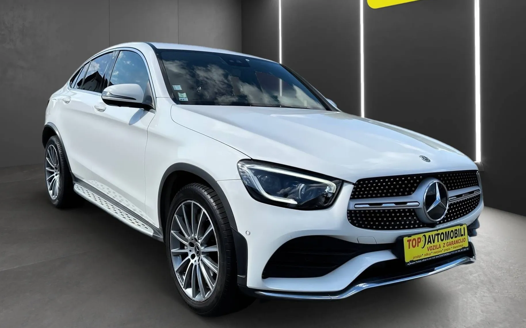 Zunanja slika - Mercedes-Benz GLC-Razred - GLC coupe 220d 4MATIC AMG LINE LED RADAR KAM 360 USNJE NAVI - 9