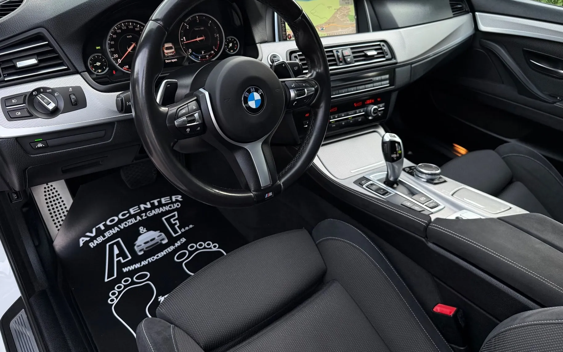 Notranja slika - BMW serija 5: - 520XD-4X4-AUT-M PAKET-DIGITALNI ŠTEVCI-BI XENON-.. - 11