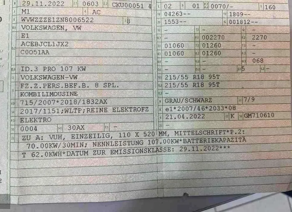 Zunanja slika - VW ID.3 - Pro.AUT.NAVI.LED.62 KW.NEMŠKI.SAMO 85.000 KM - 14