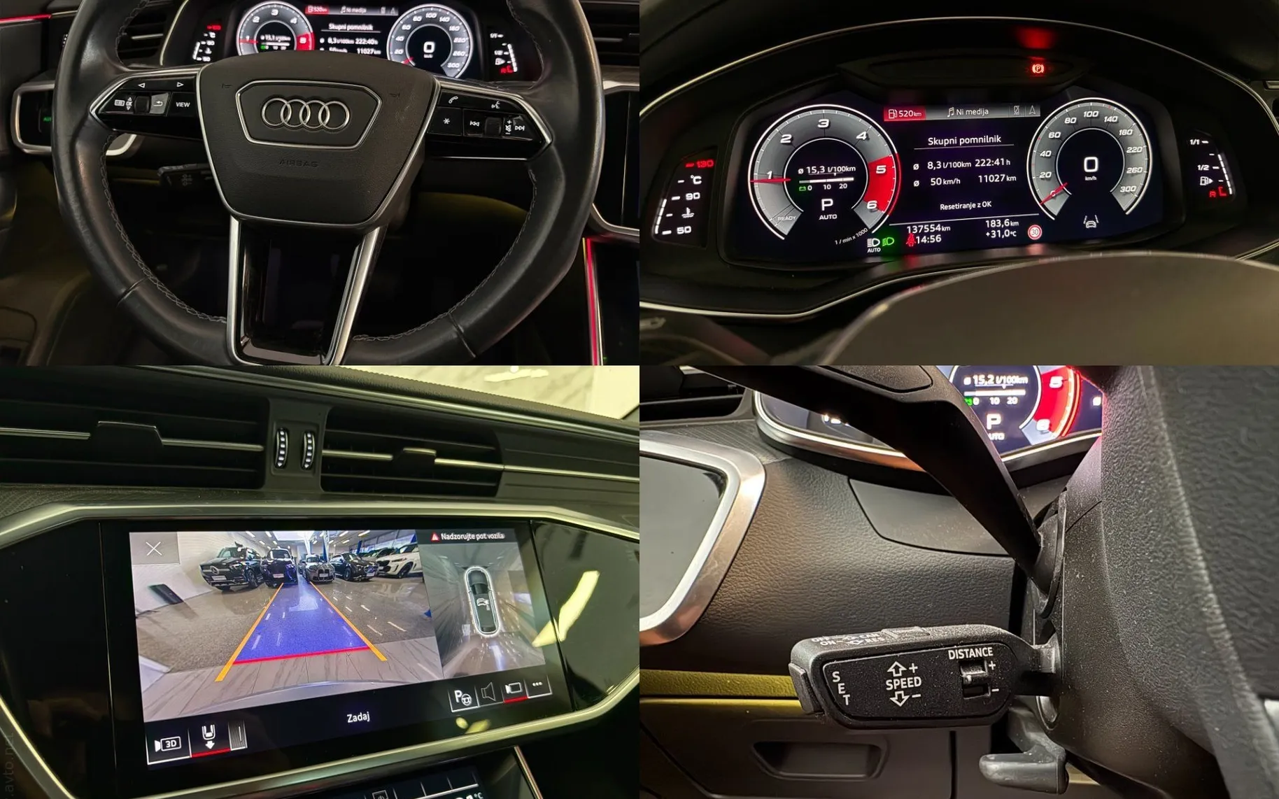 Notranja slika - Audi A6 Avant - 40 TDI |Q|Led|ACC|360Kamera|Memory|Virtual|PDC|R20 - 11