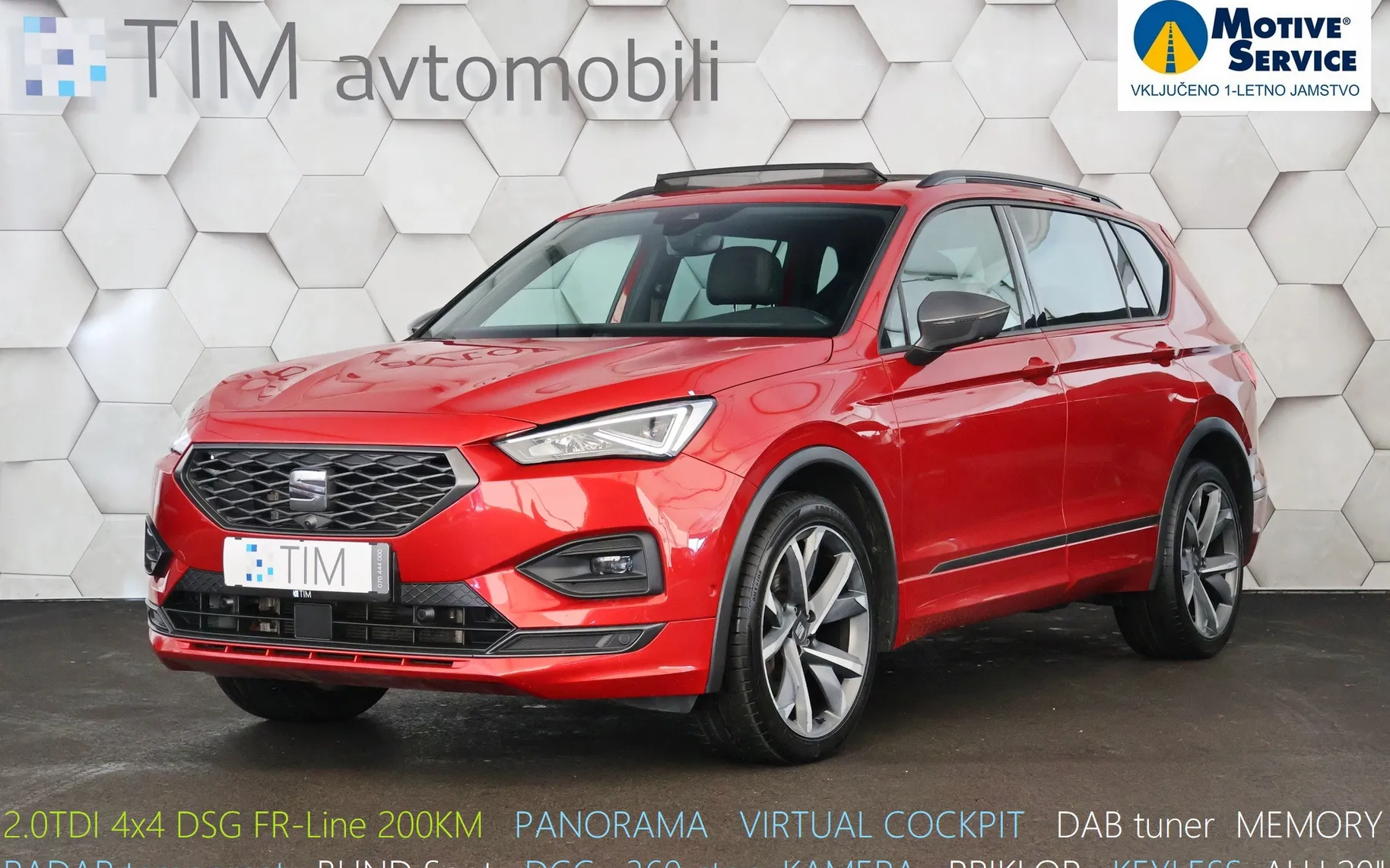 Zunanja slika - Seat Tarraco - 2.0 TDI 4-Drive DSG FR-Line 200KM - 1