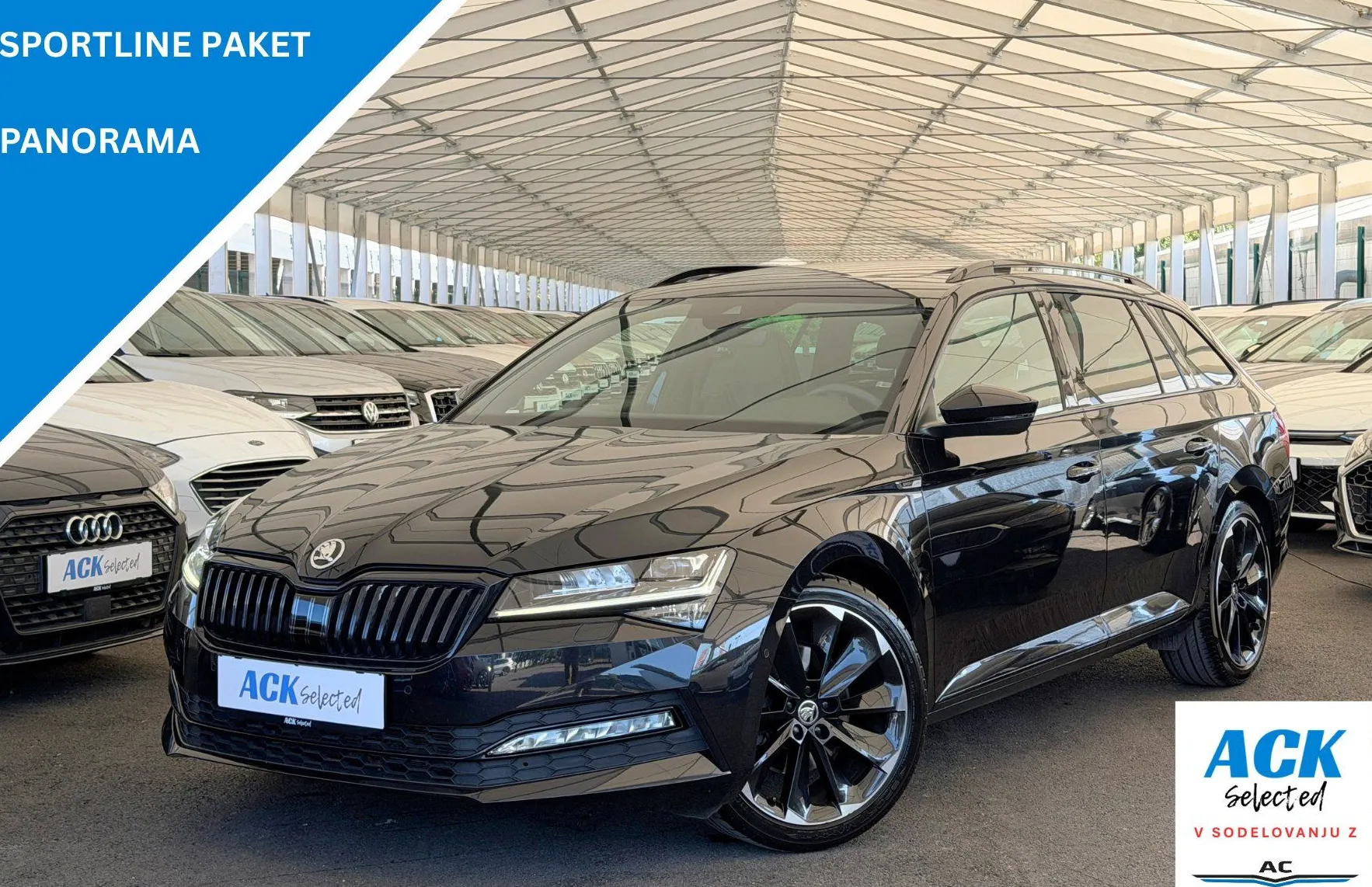 Zunanja slika - Škoda Superb - Combi Sportline 2.0 TDI DSG -SLO-1.LASTNIK-PANO - 1