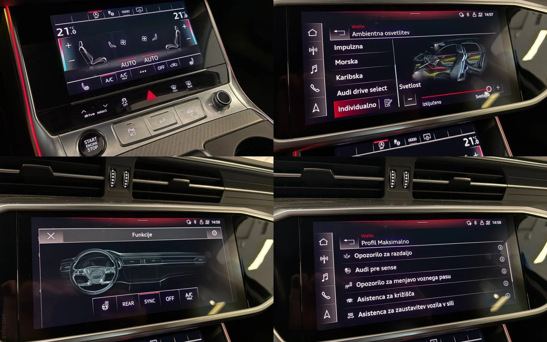 Notranja slika - Audi A6 Avant - 40 TDI |Q|Led|ACC|360Kamera|Memory|Virtual|PDC|R20 - 12