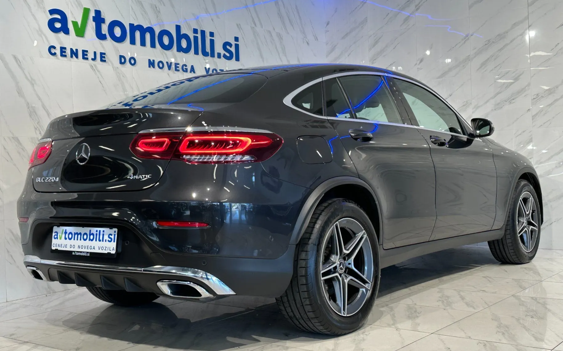 Zunanja slika - Mercedes-Benz GLC coupe - 220d|4Matic|AMG Line|Kamera|Kljuka|SLO|1.Lastnik|. - 5