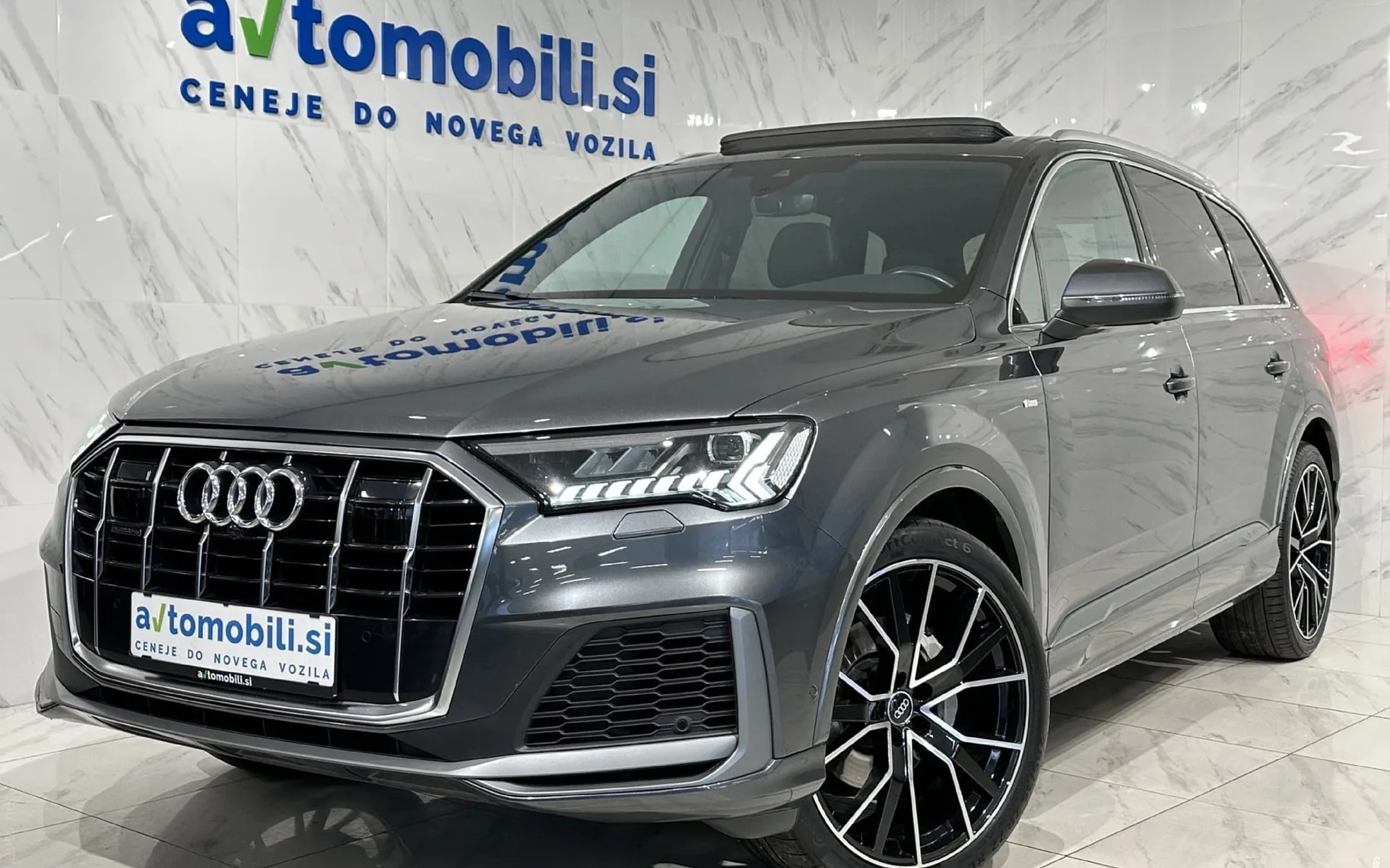Zunanja slika - Audi Q7 - 50TDI|Quattro|S-Line|Matrix|ACC|Pano|360K|Zračno|. - 1