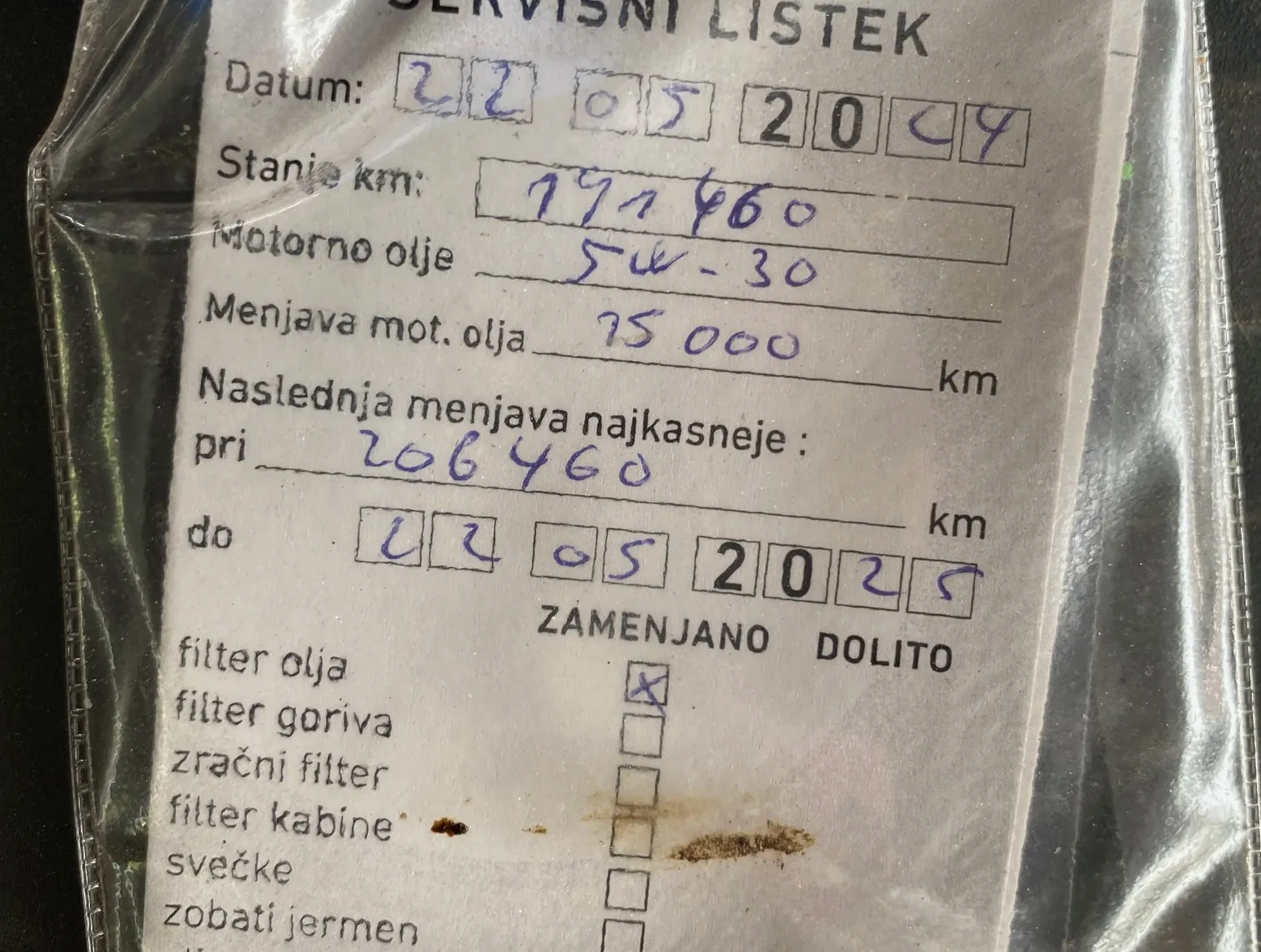 Poročilo o preverjanju vozila - Volkswagen Golf - Golf - 18