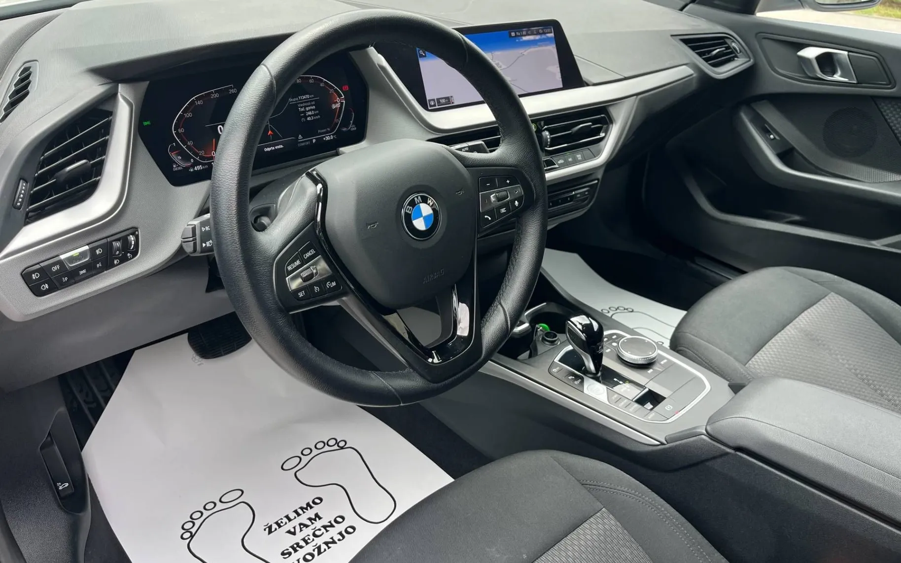 Notranja slika - BMW serija 1: - 116d-1 LASTNICA-ALU-LED-NAVI-KAM-ODLIČEN - 9