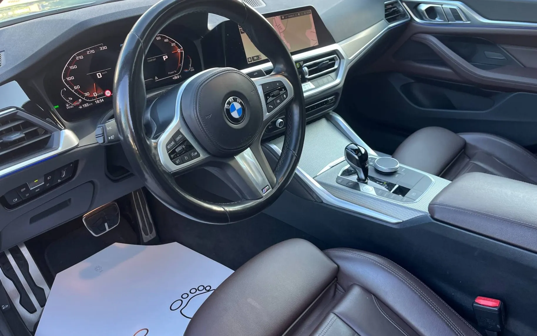 Notranja slika - BMW serija 4 Gran Coupe: - 420 d-x Drive-M sport Pro ACC-Keyless-19 col - 10