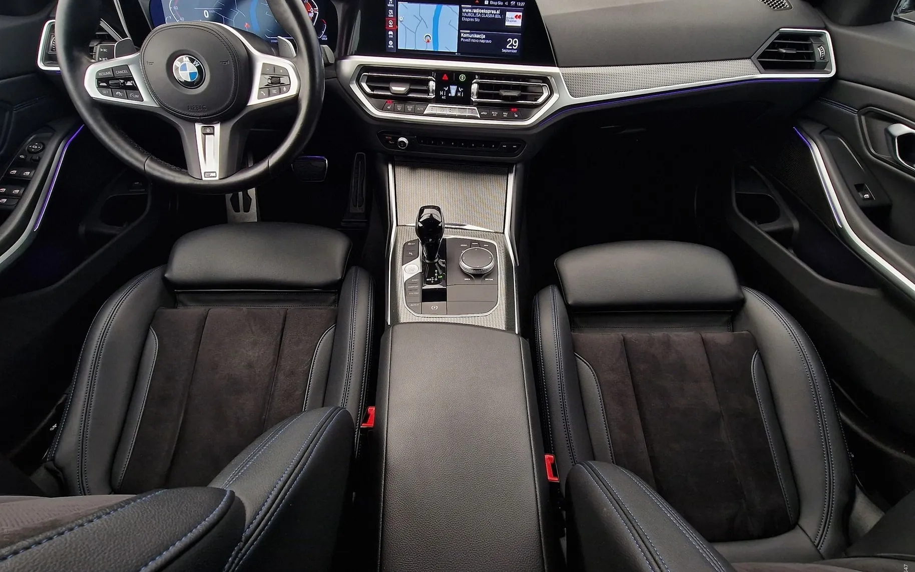 Zunanja slika - BMW serija 3 Touring: - 320D-M SPORT-VIRTUAL-KAMERA-USNJE-ACC-AMBILIGHT - 6
