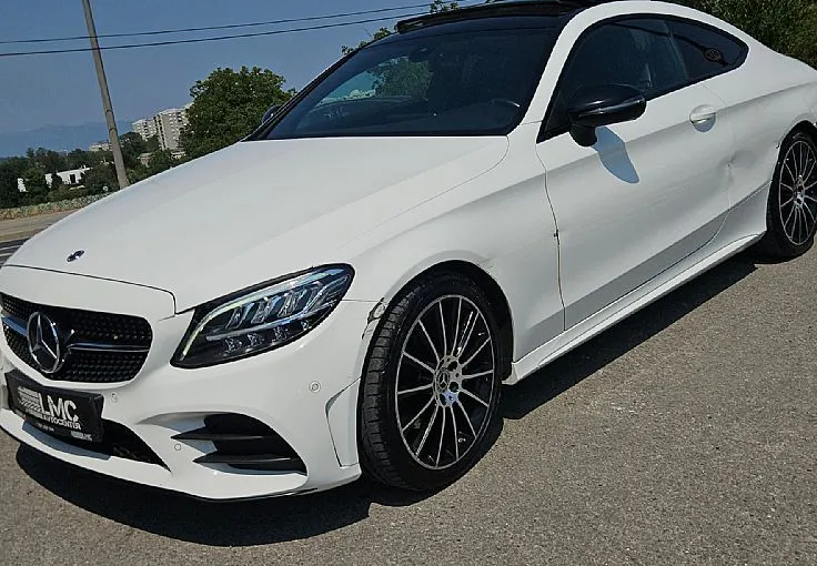 Zunanja slika - Mercedes-Benz C-Razred - C Coupe °AMG-LINE° 220d 194ks °SLABŠE OHRANJEN° - 1