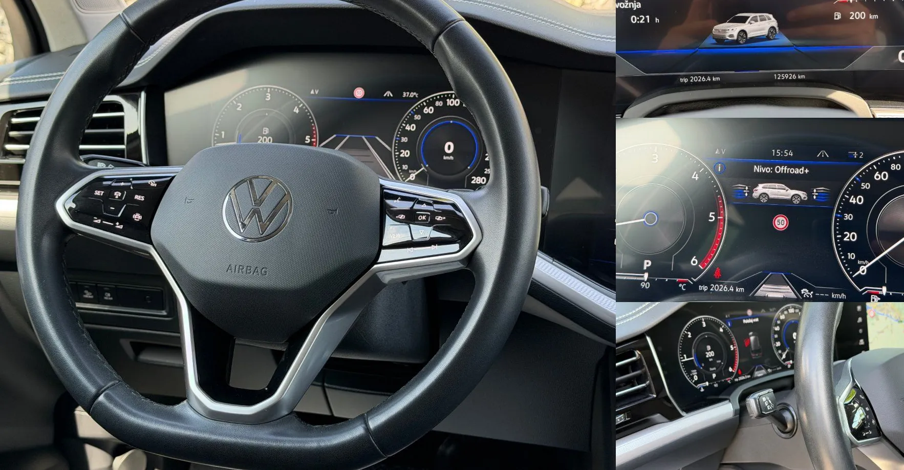 Zunanja slika - Volkswagen Touareg - 4MOTION|KLJUKA|ZRAČNO|VIRTUAL|4CON|KAM|GR.SED - 12