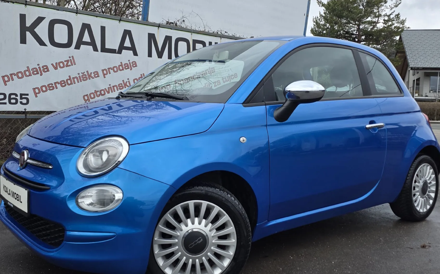 Zunanja slika - Fiat 500 - 1.2 LOUNGE ALU PLATIŠČA-KLIMA-ZASLON-KOT NOV - 17