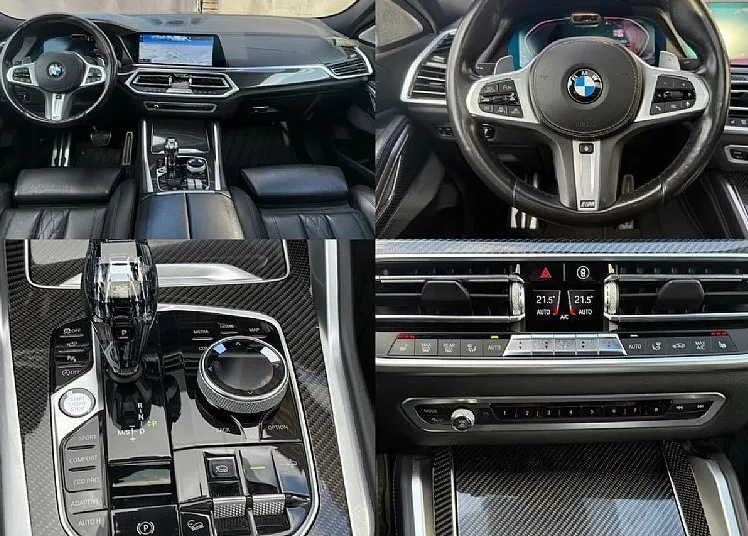Zunanja slika - BMW serija X6: - xDrive40d Adapt. Zračno ACC Pano LASER NIGHTVISION - 7