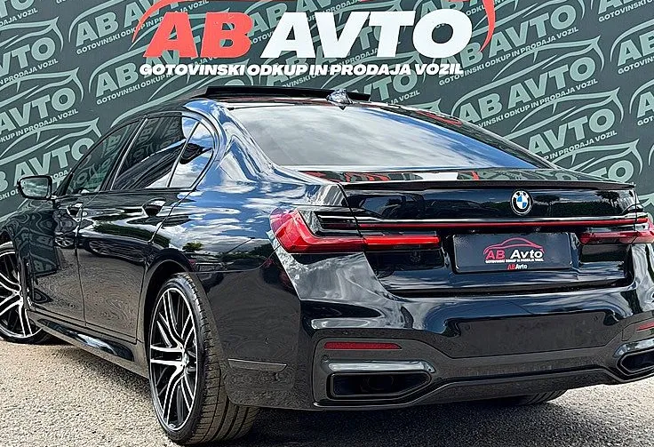 Zunanja slika - BMW Serija 7 - : 740Ld xDrive Avt.+F1+SLO+MAX OPREMA+PANO+CARBON - 7