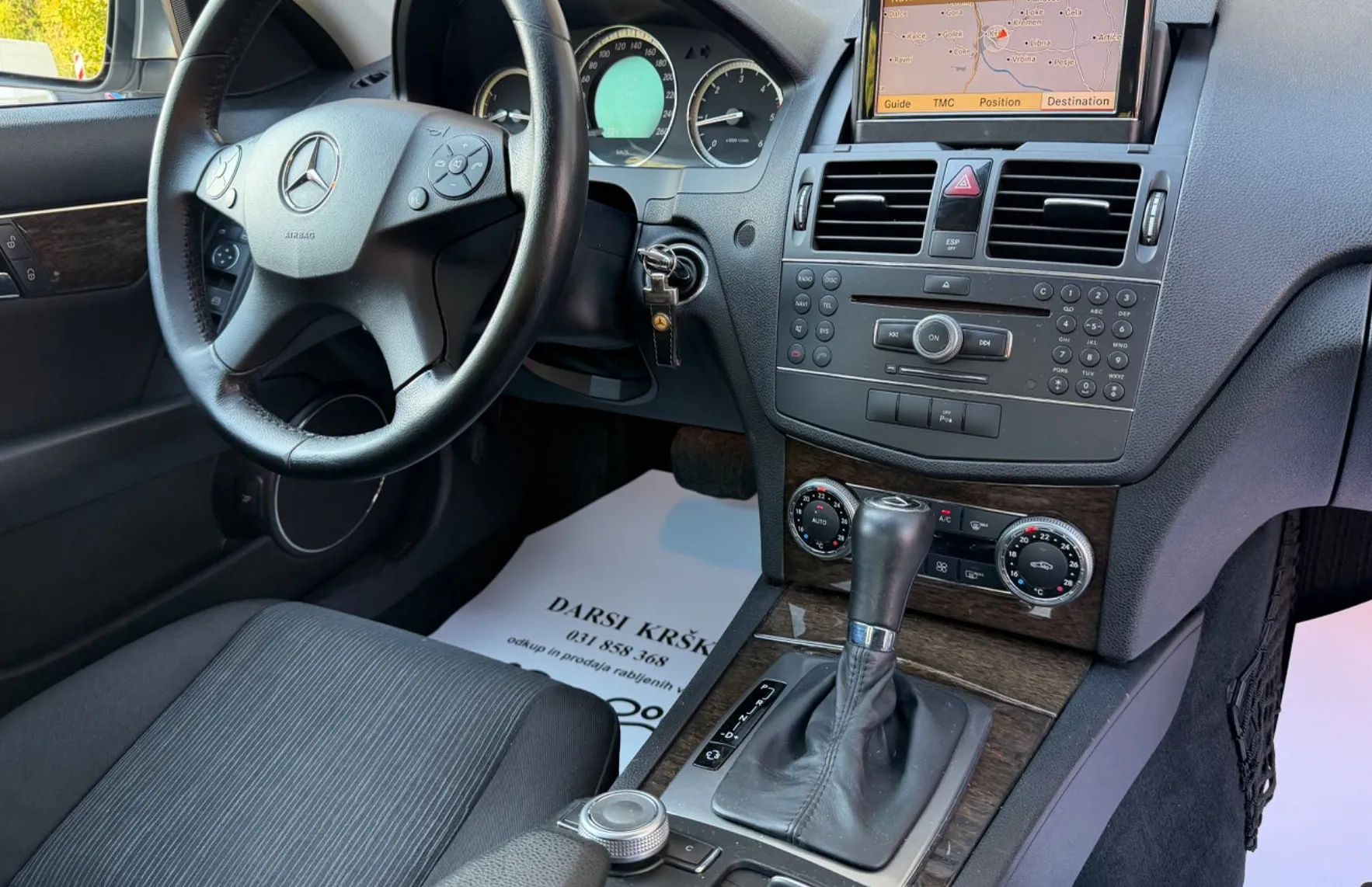 Zunanja slika - Mercedes-Benz C-Razred - 220CDI Elegance AVT. SLO 1.LASTNIK XENON PDC ALU - 16