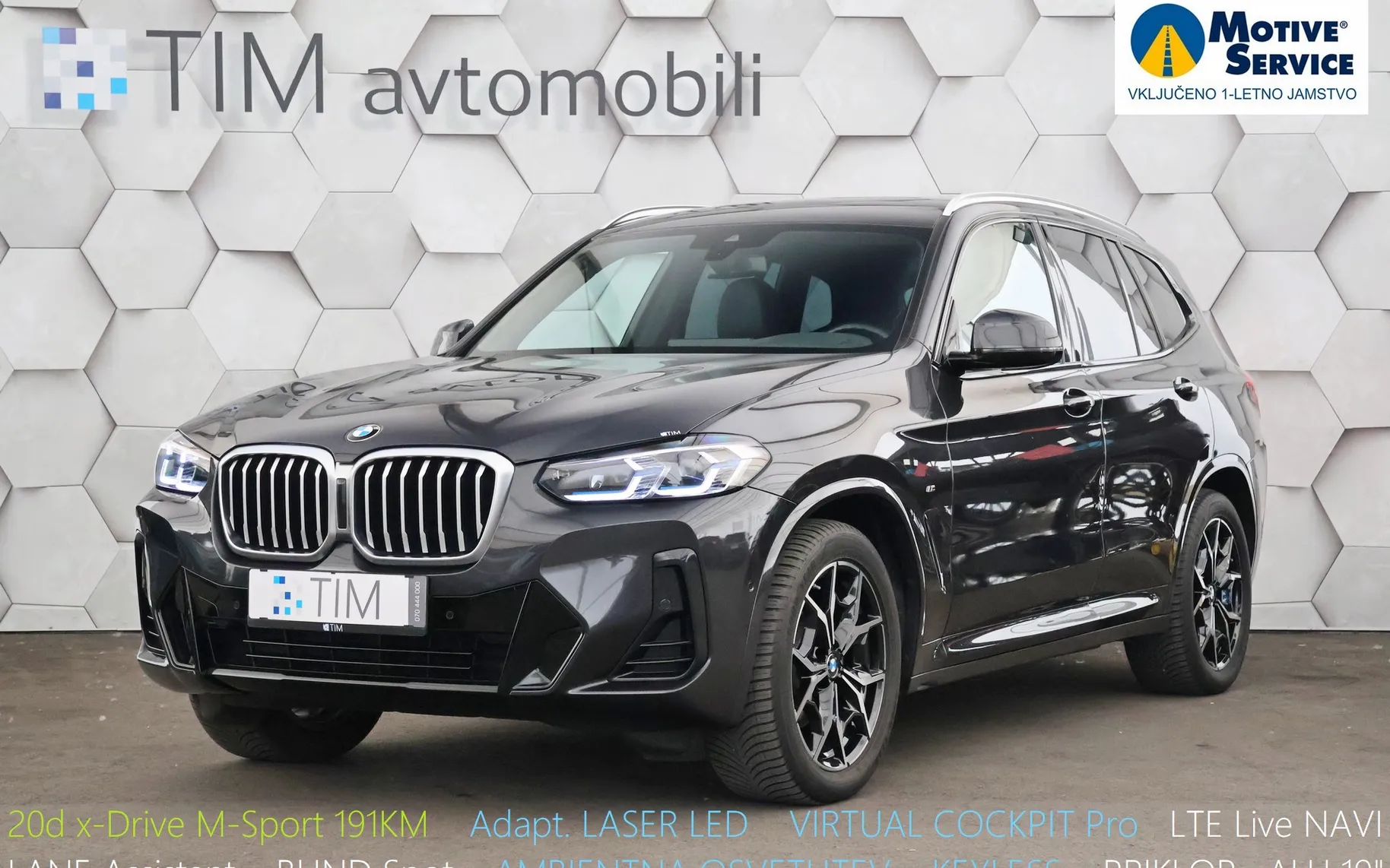 Zunanja slika - BMW X3 - 20d x-Drive Aut M-Sport 191KM - 1