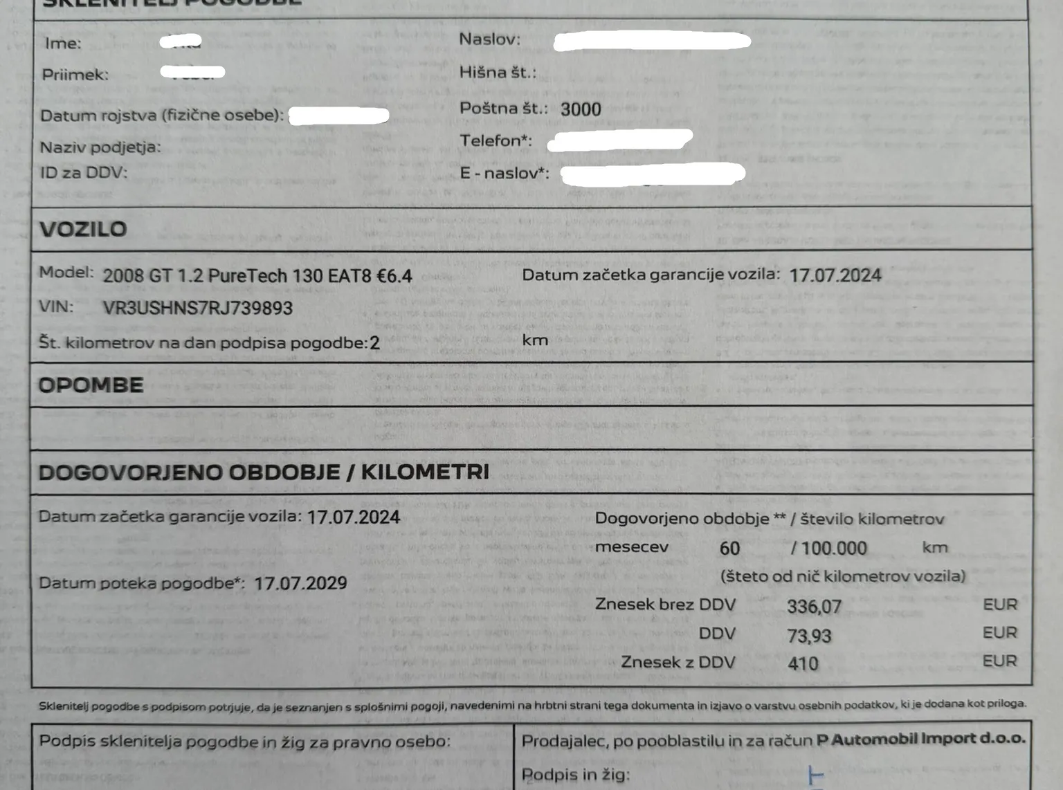 Servisna knjižica - Peugeot 2008 - 1,2 PureTech 130 S&S GT + kom. zimskih gum - 13
