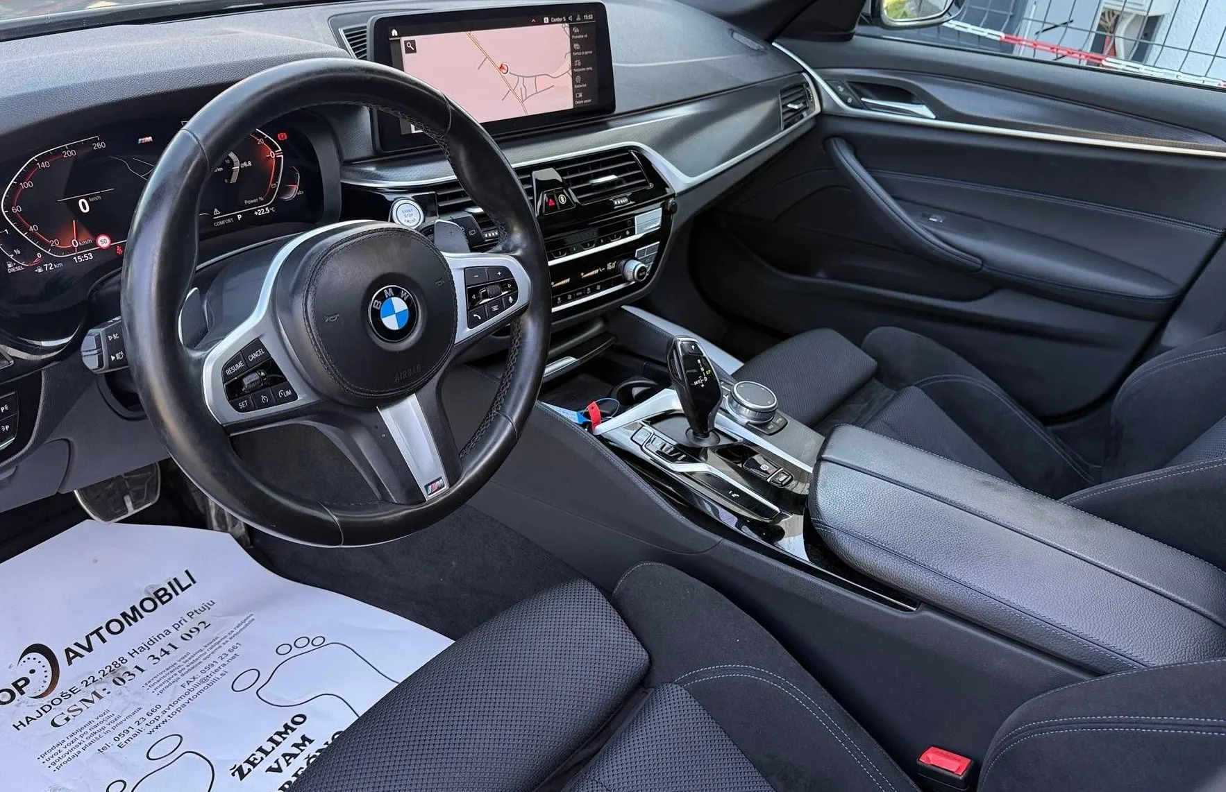 Zunanja slika - BMW Serija 5 - Touring: 530d M SPORT PAKET PANO LED ALCANTARA KAMERA NA - 17