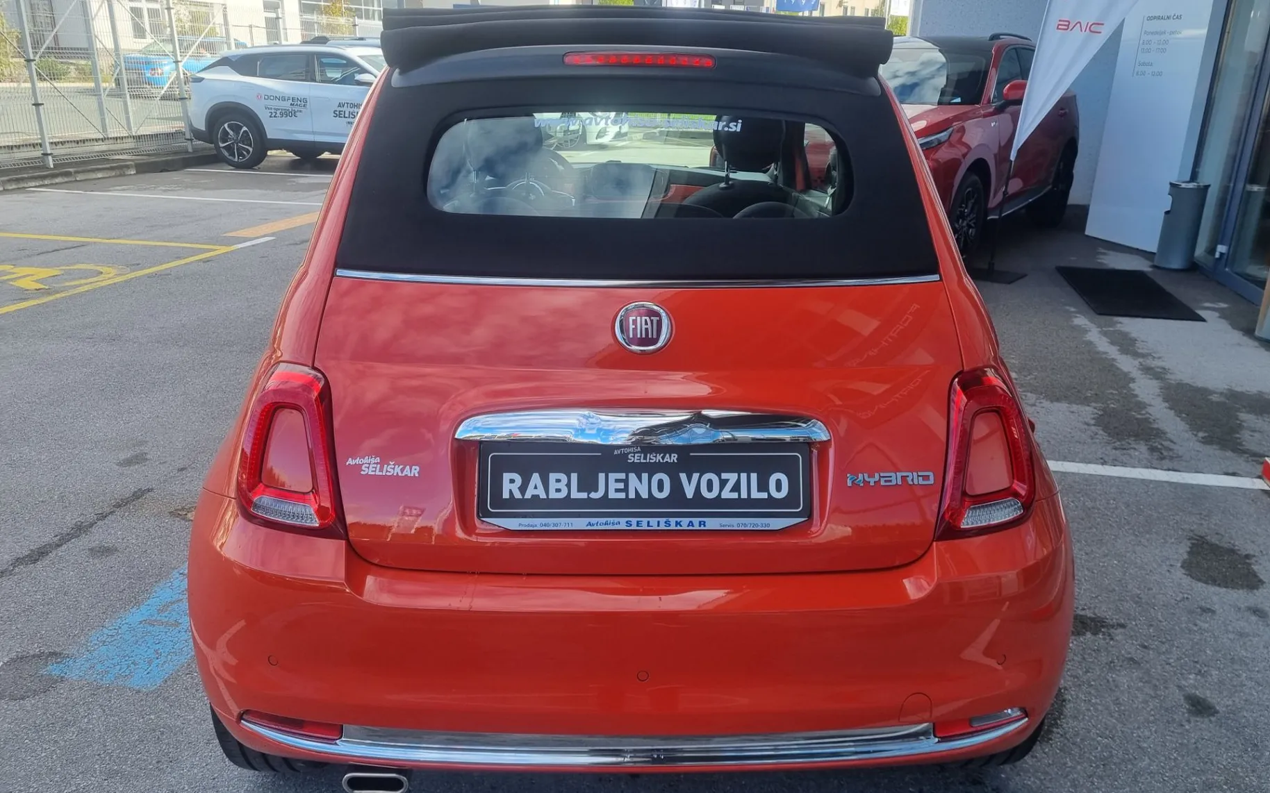 Zunanja slika - Fiat 500C - 500 1.0 MHEV Dolcevita  - SAMO 4.992km - CABRIO - 6